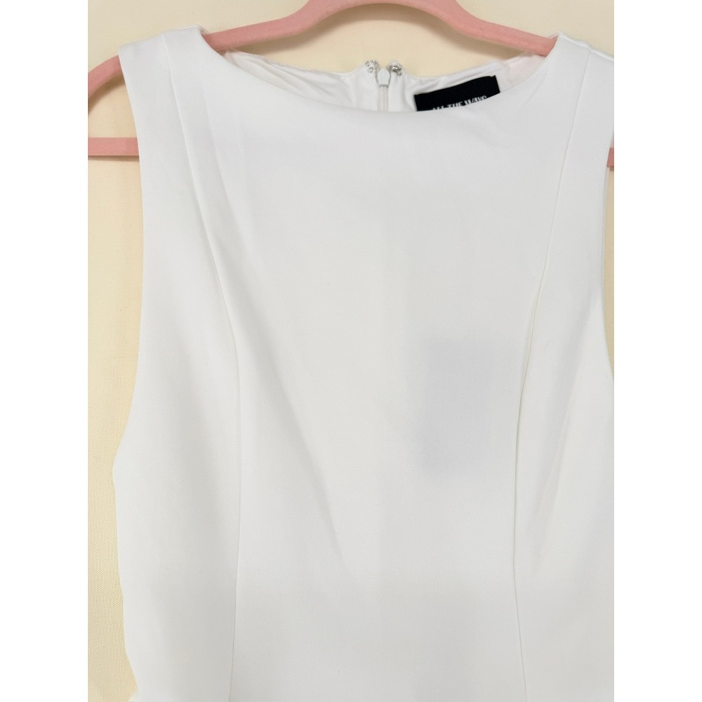 NEW All the Ways Dress Sleeveless Fit and Flare Mini Small White NWT - Picture 11 of 15